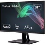 ViewSonic VP3256-4K, LED-Monitor 80 cm (31.5 Zoll), schwarz (matt), UltraHD/4K, IPS, USB-C, USB-Hub, Pantone validiert