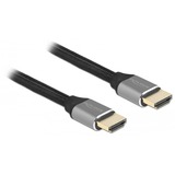 DeLOCK Ultra High Speed HDMI-Kabel 48 Gbps 8K 60Hz grau, 50cm