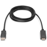 Digitus Adapterkabel DisplayPort > HDMI 4K schwarz, 2 Meter