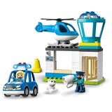 LEGO 10959 DUPLO Polizeistation mit Hubschrauber und Polizeiauto, Konstruktionsspielzeug 