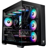 Thermaltake View 380 TG ARGB , Tower-Gehäuse schwarz, Tempered Glass x 2