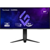 ViewSonic VX3480-2K-PRO, Gaming-Monitor 86.4 cm (34 Zoll), schwarz, UWQHD, VA, HDR, AMD FreeSync Premium, 165Hz Panel