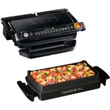 Tefal OptiGrill+ XL Snacking & Baking GC7248, Kontaktgrill schwarz, 2.000 Watt, mit Backschale XL