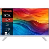 Telefunken XF32TO750S-W, LED-Fernseher 80 cm (32 Zoll), weiß, FullHD, Triple Tuner, Mediaplayer, Smart-TV