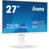 iiyama ProLite XUB2797QSU-W2, LED-Monitor 68.6 cm (27 Zoll), weiß (matt), QHD, IPS, USB-Hub, Adaptive Sync, 100Hz Panel