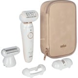 Braun Silk-épil 9 Flex SES 9-006 , Epiliergerät weiß/gold