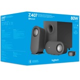 Logitech Z407, Lautsprecher schwarz, Bluetooth