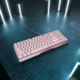 CHERRY MX Board 3.0S, Gaming-Tastatur rosa, DE-Layout, Cherry MX Silent Red