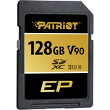 Patriot EP 128 GB SDXC, Speicherkarte schwarz, UHS-II U3, Class 10, V90