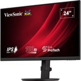 ViewSonic VA2408-HDJ, LED-Monitor 60.5 cm (23.8 Zoll), schwarz (matt), FullHD, IPS, HDMI, DP, VGA, 100Hz Panel