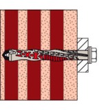 fischer Langschaftdübel DuoXpand 10x180 FUS hellgrau/rot, 50 Stück