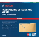 Bosch Expert C470 Schleifblatt, 115mm, K400 50 Meter Rolle, für Schwingschleifer, zum Handschleifen