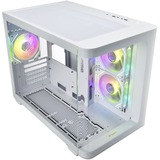 Fortron FSP , Tower-Gehäuse weiß, Tempered Glass x 2