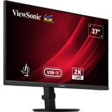 ViewSonic VG2709-2K-MHDU-2, LED-Monitor 69 cm (27 Zoll), schwarz, QHD, IPS, USB-C, USB-Hub, 100Hz Panel