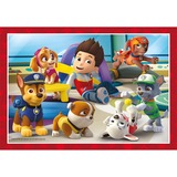 Clementoni Supercolor 4 in 1 - Paw Patrol, Puzzle 4 Puzzle (12-24 Teile)