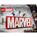 LEGO 76313 Marvel Logo & Minifiguren, Konstruktionsspielzeug 