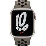 Apple Nike Sportarmband, Uhrenarmband grau/schwarz, 41 mm