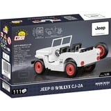 COBI Jeep Willys CJ-2A, Konstruktionsspielzeug weiß