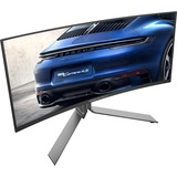 AOC OLED Agon PRO PD34, Gaming-Monitor 86.4 cm (34 Zoll), schwarz (matt)/silber, WQHD, Porsche Design, USB Hub, Adaptive-Sync, 240Hz Panel