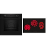 Neff BX48PB0, Backofen-Set schwarz/edelstahl