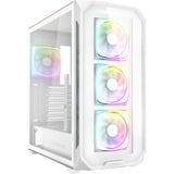 Sharkoon AK5G RGB , Tower-Gehäuse weiß, Tempered Glass x 2