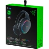 Razer Barracuda X Chroma, Gaming-Headset schwarz, USB-Dongle, Bluetooth