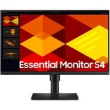 SAMSUNG Essential S24D406GAU S4, LED-Monitor 60 cm (24 Zoll), schwarz, FullHD, IPS, HDMI, DP, Game-Mode, USB-Hub, 100Hz Panel