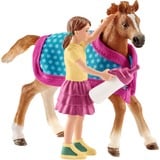 Schleich Horse Club Fohlen mit Decke, Spielfahrzeug 