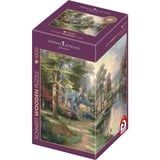 Schmidt Spiele Holzpuzzle Thomas Kinkade Studios: Dorf am See 1000 Teile