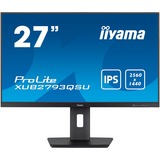 iiyama ProLite XUB2793QSU-B7, LED-Monitor 68.7 cm (27 Zoll), schwarz (matt), WQHD, IPS, Ergonomischer, höhenverstellbarer Standfuß, 100Hz Panel