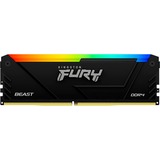 Kingston FURY DIMM 64 GB DDR4-3200 (4x 16 GB) Quad-Kit , Arbeitsspeicher schwarz, KF432C16BB2AK4/64, Beast RGB, INTEL XMP