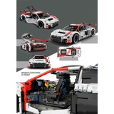 Jamara Audi R8 LMS GT3 1:8 weiß 2,4GHz Bricks, Konstruktionsspielzeug 