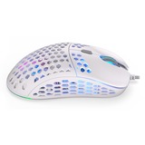 ENDORFY LIX Onyx White, Gaming-Maus weiß/grau