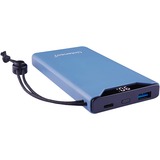 Intenso Powerbank F10000 Blue blau, 10.000 mAh, PD 3.0, Quick Charge 3.0