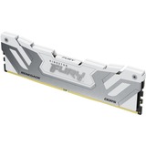 Kingston CU-DIMM 24 GB DDR5-8400, Arbeitsspeicher silber/weiß, KF584CU40RW-24, FURY Renegade, INTEL XMP