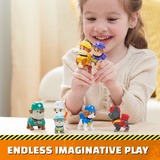 Spin Master Rubble & Crew - Spielfiguren-Geschenkset mit 7 Hundefiguren 