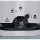 Tefal Fritteuse Oleoclean Compact FR7016 edelstahl/schwarz, 1.500 Watt, Ölbehälter 2 Liter