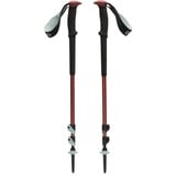 Black Diamond Trekkingstöcke Trail, Fitnessgerät rot/mint, 1 Paar, 100-140 cm