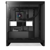 NZXT H7 Flow ( 2024 ) , Tower-Gehäuse schwarz, Tempered Glass