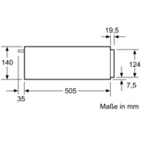 Bosch BIC510NB0 Serie | 6, Wärmeschublade schwarz