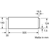 Bosch BIC510NS0 Serie | 6, Wärmeschublade edelstahl