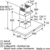 Bosch DWB97IM50 Serie 4, Dunstabzugshaube edelstahl