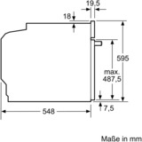 Bosch HBG676EB6 Serie | 8, Backofen schwarz, Home Connect