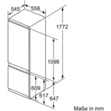 Bosch KIF87PFE0 Serie 8, Kühl-/Gefrierkombination 