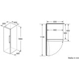 Bosch KSV36BIEP Serie 6, Vollraumkühlschrank edelstahl