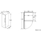 Bosch KSV36VLEP Serie 4, Vollraumkühlschrank edelstahl