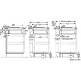 Bosch PKM845F11E Serie | 6, Autarkes Kochfeld schwarz/edelstahl, mit integriertem Dunstabzug