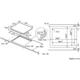 Bosch PXY801KW1E Serie 8, Autarkes Kochfeld schwarz, Home Connect