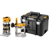 DEWALT Akku-Kombifräse DCW604NT, 18Volt, Oberfräse gelb/schwarz, ohne Akku und Ladegerät, in TSTAK Box