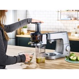 Kenwood Slow Juicer Aufsatz KAX720PL grau/silber, für Küchenmaschine Chef / Chef XL / Kmix